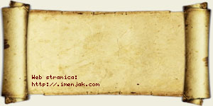 Jasmina Tubić vizit kartica